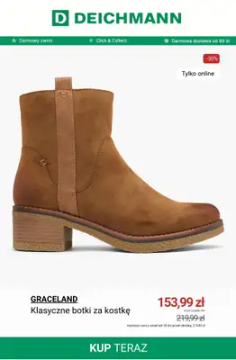 Deichmann - gazetka promocyjna Botki na obcasie do -50% od poniedziałku 15.12  - strona 5