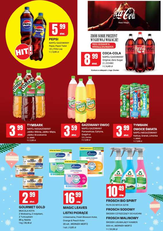 Chorten - gazetka promocyjna Gazetka Dolny Śląsk, Wielkopolska, Zach-pom, Lubuskie Market od czwartku 18.12 do niedzieli 28.12 - strona 7