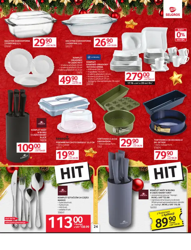 Selgros - gazetka promocyjna Oferta przemysłowa od czwartku 18.12 do środy 31.12 - strona 24