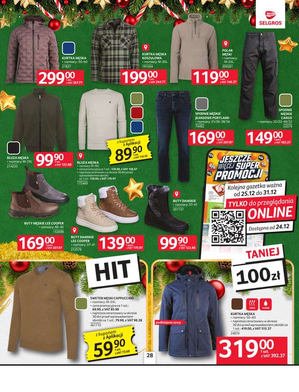 Selgros - gazetka promocyjna Oferta przemysłowa od czwartku 18.12 do środy 31.12 - strona 28