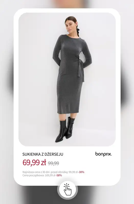 bonprix - gazetka promocyjna Do -50% ZIMOWA WYPRZEDAŻ - czas start! od poniedziałku 15.12 do niedzieli 21.12 - strona 20