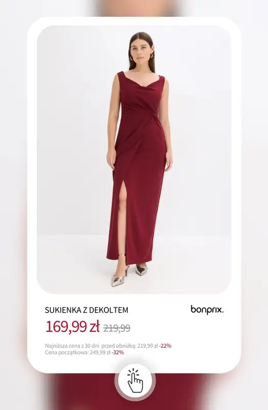 bonprix - gazetka promocyjna Do -50% ZIMOWA WYPRZEDAŻ - czas start! od poniedziałku 15.12 do niedzieli 21.12 - strona 18