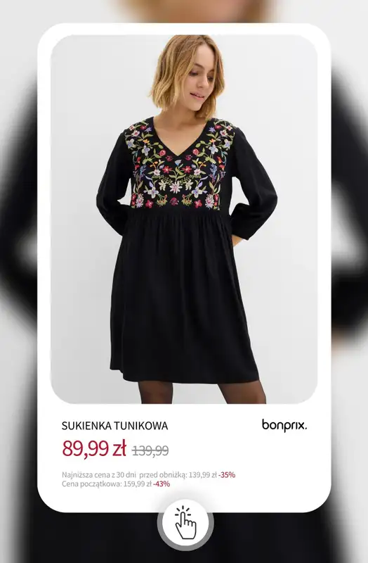 bonprix - gazetka promocyjna Do -50% ZIMOWA WYPRZEDAŻ - czas start! od poniedziałku 15.12 do niedzieli 21.12 - strona 3