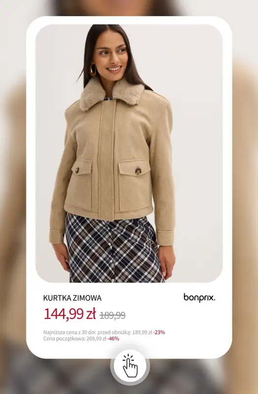 bonprix - gazetka promocyjna Do -50% ZIMOWA WYPRZEDAŻ - czas start! od poniedziałku 15.12 do niedzieli 21.12 - strona 14