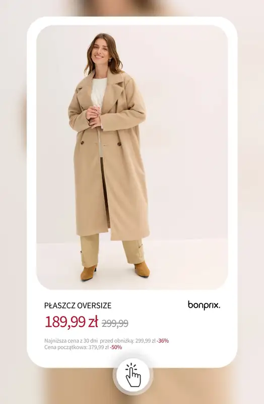 bonprix - gazetka promocyjna Do -50% ZIMOWA WYPRZEDAŻ - czas start! od poniedziałku 15.12 do niedzieli 21.12 - strona 16