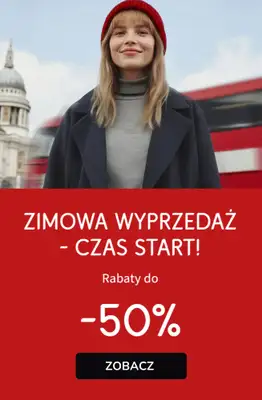 bonprix - gazetka promocyjna Do -50% ZIMOWA WYPRZEDAŻ - czas start! od poniedziałku 15.12 do niedzieli 21.12