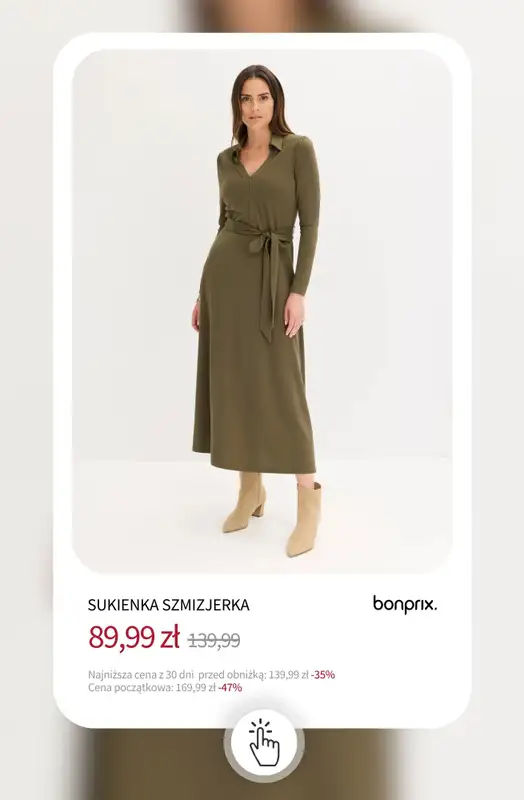 bonprix - gazetka promocyjna Do -50% ZIMOWA WYPRZEDAŻ - czas start! od poniedziałku 15.12 do niedzieli 21.12 - strona 5