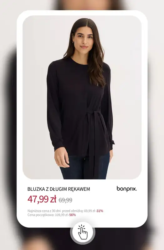 bonprix - gazetka promocyjna Do -50% ZIMOWA WYPRZEDAŻ - czas start! od poniedziałku 15.12 do niedzieli 21.12 - strona 9