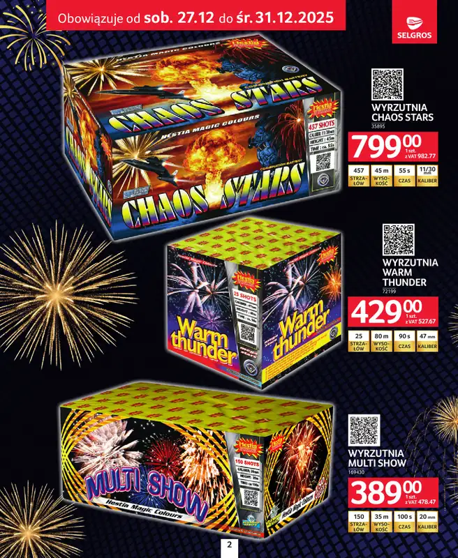 Selgros - gazetka promocyjna Sylwester Pełen Emocji od czwartku 18.12 do środy 31.12 - strona 2