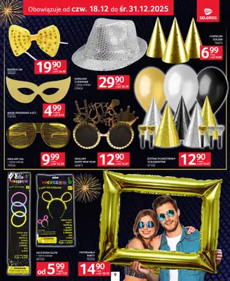 Selgros - gazetka promocyjna Sylwester Pełen Emocji od czwartku 18.12 do środy 31.12 - strona 9