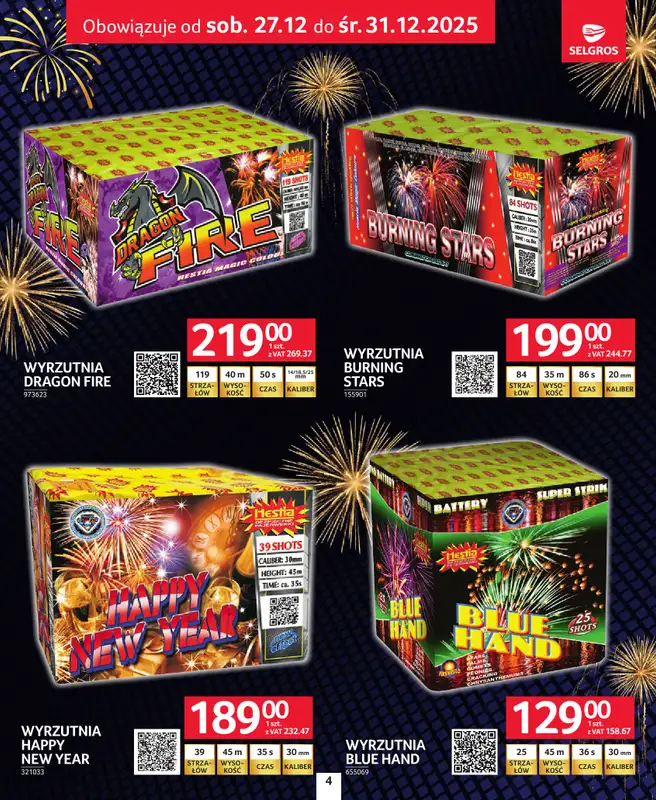 Selgros - gazetka promocyjna Sylwester Pełen Emocji od czwartku 18.12 do środy 31.12 - strona 4