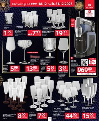 Selgros - gazetka promocyjna Sylwester Pełen Emocji od czwartku 18.12 do środy 31.12 - strona 11