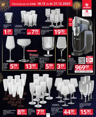 Selgros - gazetka promocyjna Sylwester Pełen Emocji od czwartku 18.12 do środy 31.12 - strona 11