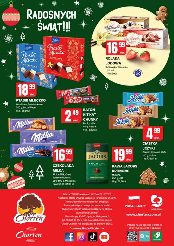 Chorten - gazetka promocyjna Gazetka Lubelskie Market od czwartku 18.12 do niedzieli 28.12 - strona 8