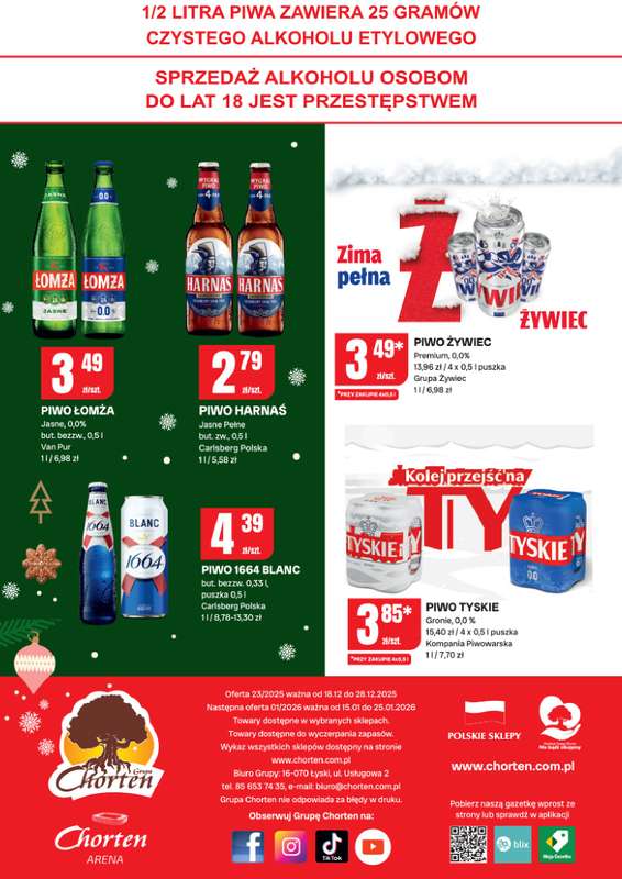 Chorten - gazetka promocyjna Gazetka Lubelskie Minimarket od czwartku 18.12 do niedzieli 28.12 - strona 4