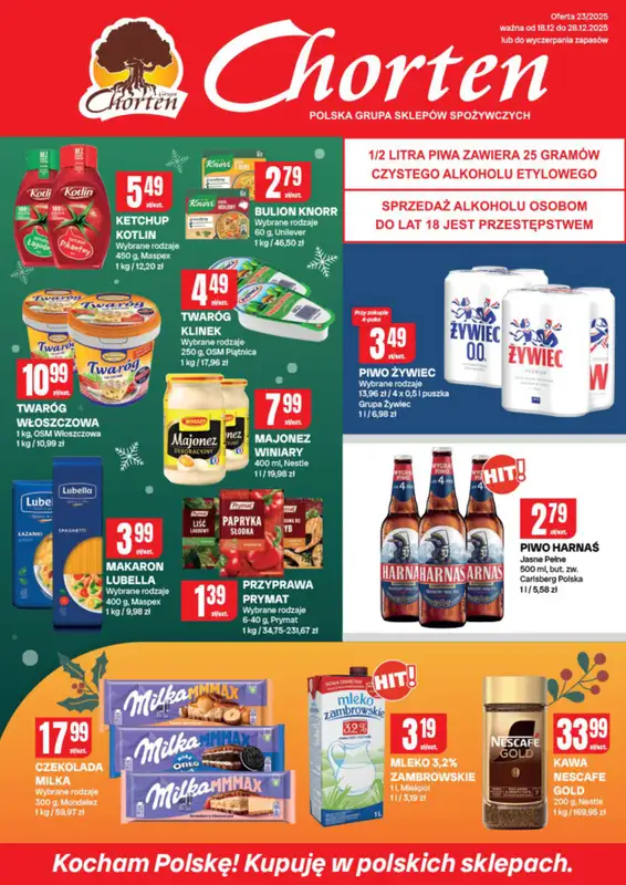 Chorten - gazetka promocyjna Gazetka Małopolska, Śląsk, Podkarpacie, Opolskie Market  