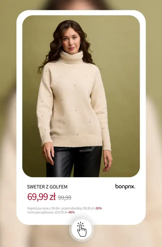 bonprix - gazetka promocyjna 15% rabatu + darmowa dostawa z KODEM! od poniedziałku 15.12 do wtorku 16.12 - strona 9