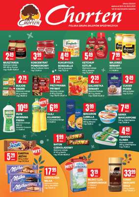 Chorten - gazetka promocyjna Gazetka Małopolska, Śląsk, Podkarpacie, Opolskie Minimarket od czwartku 18.12 do niedzieli 28.12