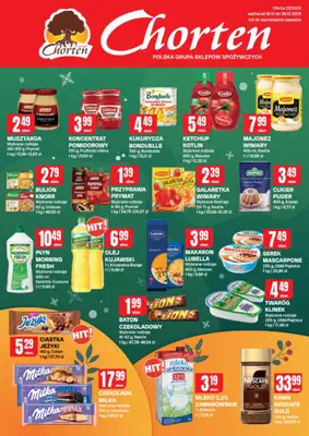 Chorten - gazetka promocyjna Gazetka Małopolska, Śląsk, Podkarpacie, Opolskie Minimarket od czwartku 18.12 do niedzieli 28.12