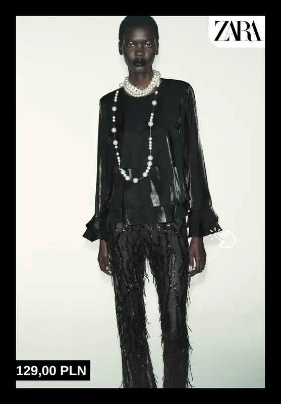 Zara - gazetka promocyjna Stylowe bluzki i koszule damskie od poniedziałku 15.12  - strona 11