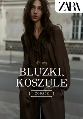 Zara - gazetka promocyjna Stylowe bluzki i koszule damskie od poniedziałku 15.12 