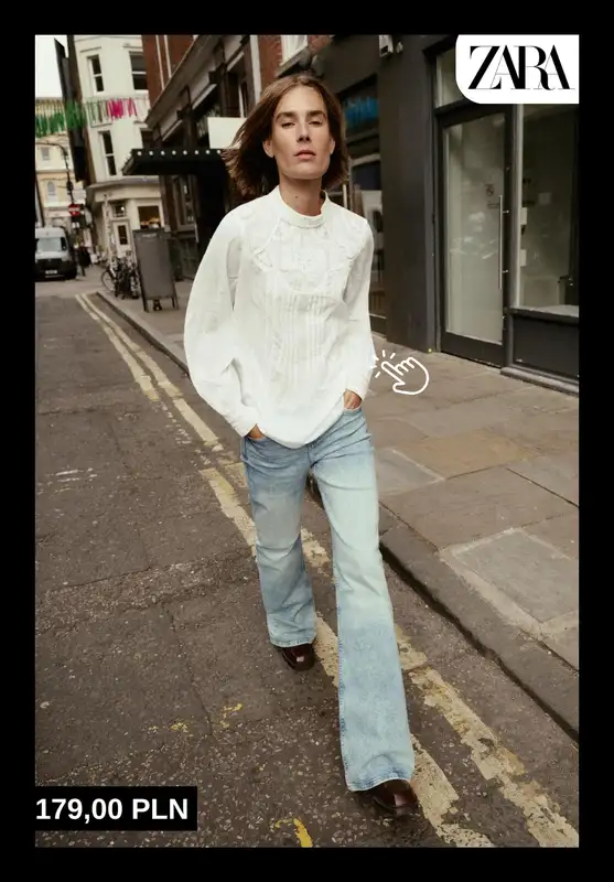 Zara - gazetka promocyjna Stylowe bluzki i koszule damskie od poniedziałku 15.12  - strona 9