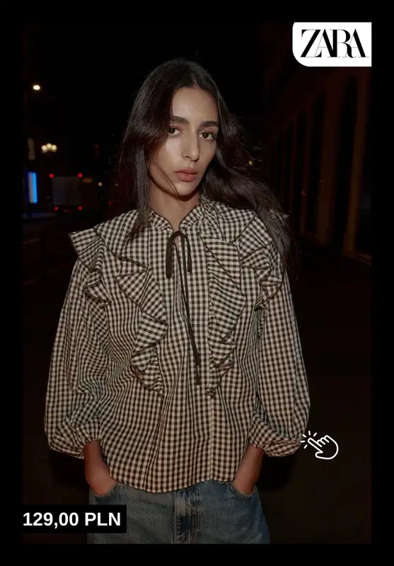 Zara - gazetka promocyjna Stylowe bluzki i koszule damskie od poniedziałku 15.12  - strona 6