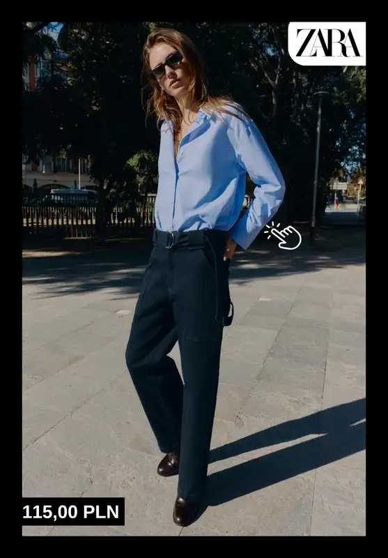 Zara - gazetka promocyjna Stylowe bluzki i koszule damskie od poniedziałku 15.12  - strona 3