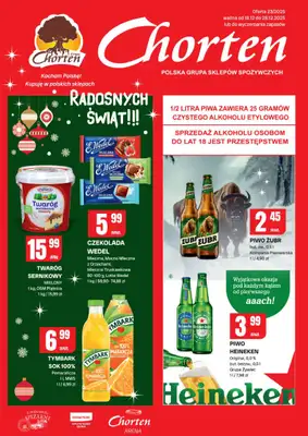 Chorten - gazetka promocyjna Gazetka Radom Market od czwartku 18.12 do niedzieli 28.12