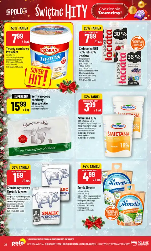POLOmarket - gazetka promocyjna Gazetka od środy 17.12 do wtorku 23.12 - strona 26
