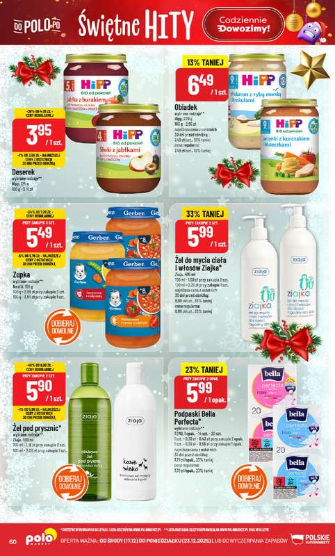 POLOmarket - gazetka promocyjna Gazetka od środy 17.12 do wtorku 23.12 - strona 60