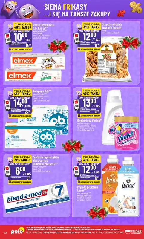 POLOmarket - gazetka promocyjna Gazetka od środy 17.12 do wtorku 23.12 - strona 72
