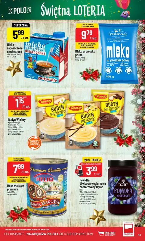 POLOmarket - gazetka promocyjna Gazetka od środy 17.12 do wtorku 23.12 - strona 43