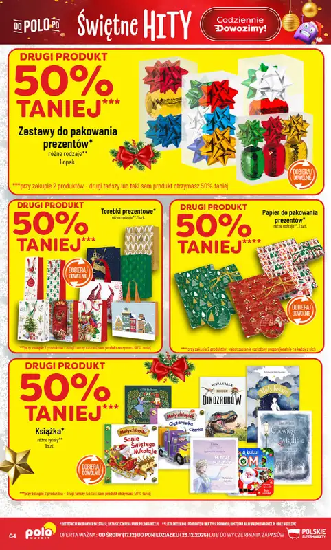 POLOmarket - gazetka promocyjna Gazetka od środy 17.12 do wtorku 23.12 - strona 64