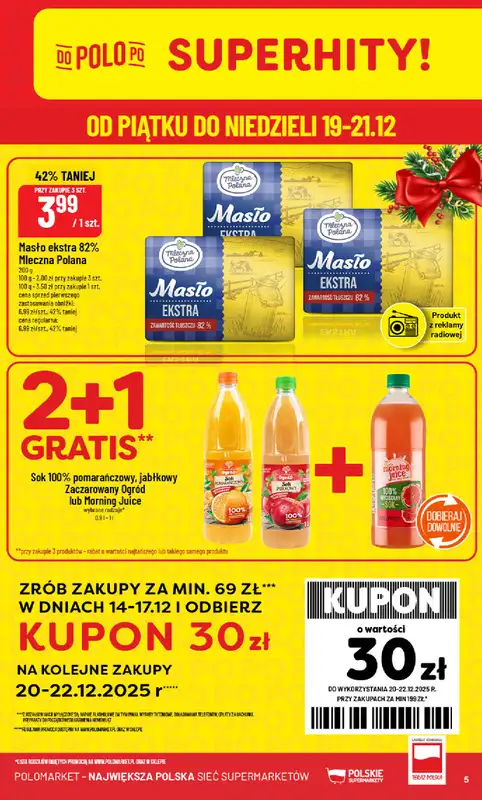POLOmarket - gazetka promocyjna Gazetka od środy 17.12 do wtorku 23.12 - strona 5