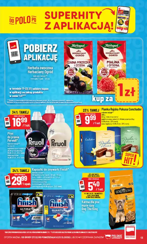 POLOmarket - gazetka promocyjna Gazetka od środy 17.12 do wtorku 23.12 - strona 13