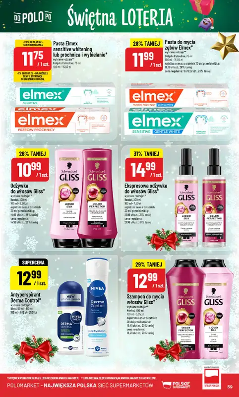 POLOmarket - gazetka promocyjna Gazetka od środy 17.12 do wtorku 23.12 - strona 59
