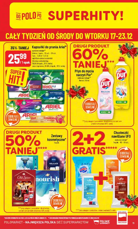 POLOmarket - gazetka promocyjna Gazetka od środy 17.12 do wtorku 23.12 - strona 11