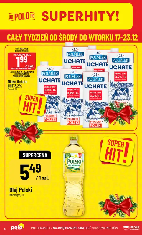 POLOmarket - gazetka promocyjna Gazetka od środy 17.12 do wtorku 23.12 - strona 6