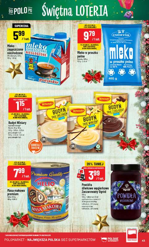 POLOmarket - gazetka promocyjna Gazetka od środy 17.12 do wtorku 23.12 - strona 43