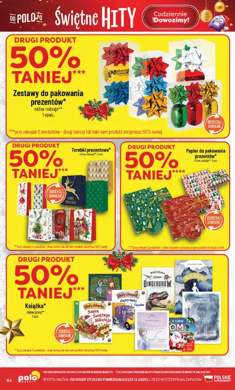 POLOmarket - gazetka promocyjna Gazetka od środy 17.12 do wtorku 23.12 - strona 64
