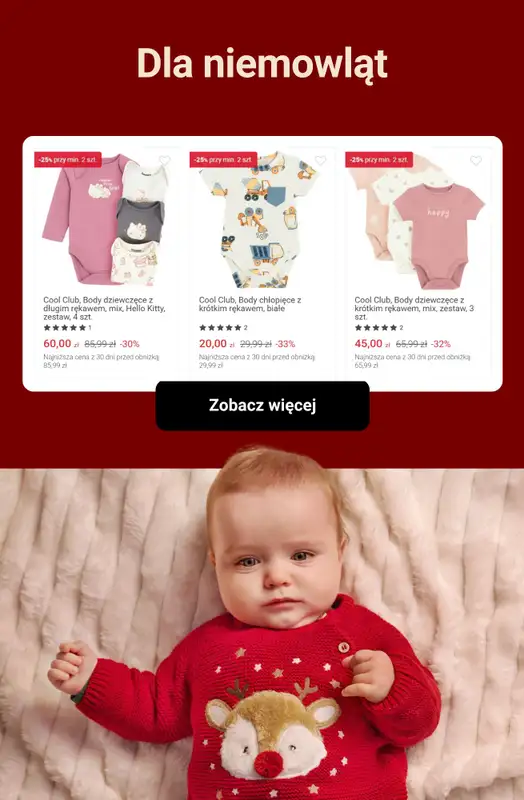 Smyk - gazetka promocyjna Wybrane ubrania i buty: -25% przy zakupie min. 2 szt. od poniedziałku 15.12 do środy 17.12 - strona 4