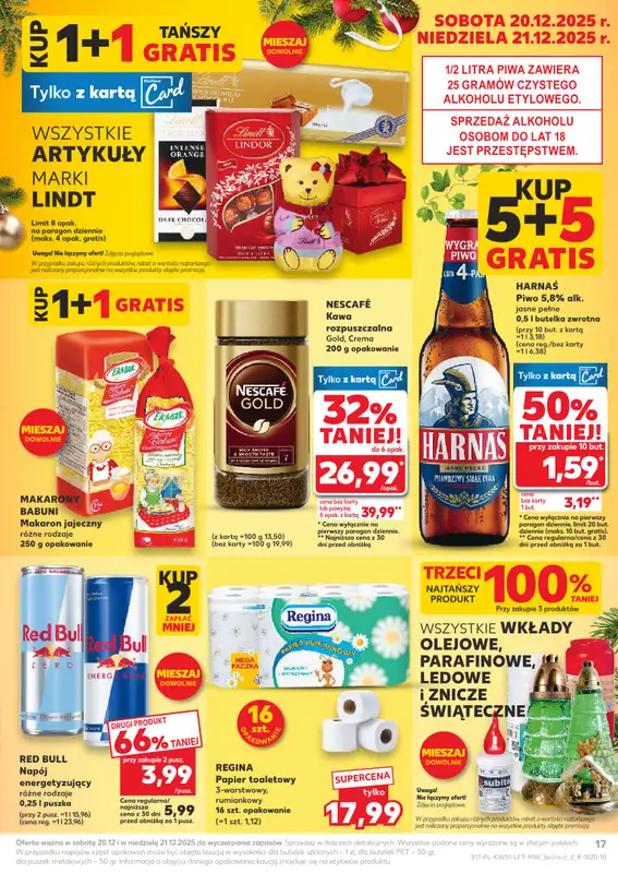 Kaufland - gazetka promocyjna Oferta Kaufland od środy 17.12 do wtorku 23.12 - strona 17