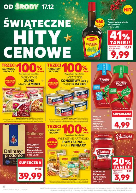 Kaufland - gazetka promocyjna Oferta Kaufland od środy 17.12 do wtorku 23.12 - strona 12