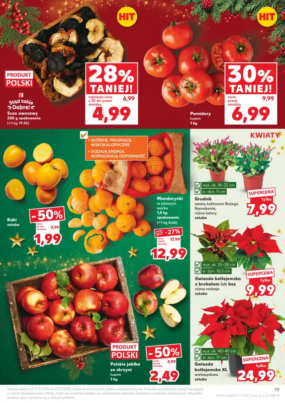 Kaufland - gazetka promocyjna Oferta Kaufland od środy 17.12 do wtorku 23.12 - strona 19