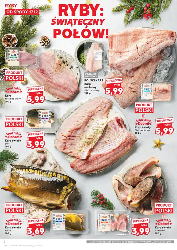 Kaufland - gazetka promocyjna Oferta Kaufland od środy 17.12 do wtorku 23.12 - strona 4