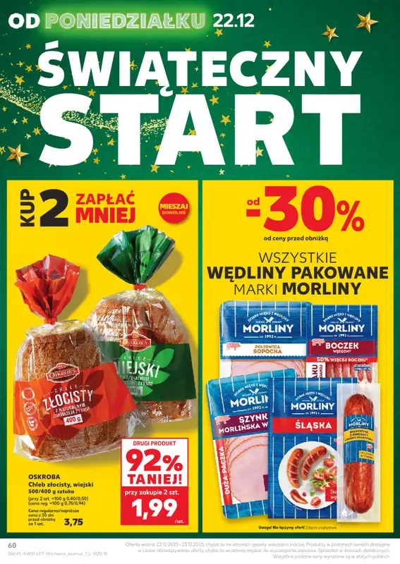 Kaufland - gazetka promocyjna Oferta Kaufland od środy 17.12 do wtorku 23.12 - strona 60