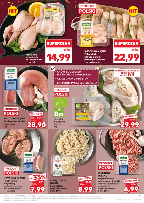 Kaufland - gazetka promocyjna Oferta Kaufland od środy 17.12 do wtorku 23.12 - strona 31
