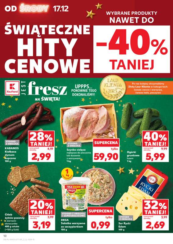Kaufland - gazetka promocyjna Oferta Kaufland od środy 17.12 do wtorku 23.12 - strona 10