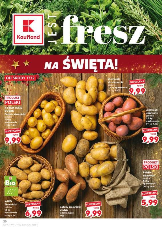 Kaufland - gazetka promocyjna Oferta Kaufland od środy 17.12 do wtorku 23.12 - strona 20